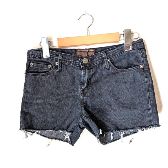 Dark Jean Shorts - Picture 2 of 3